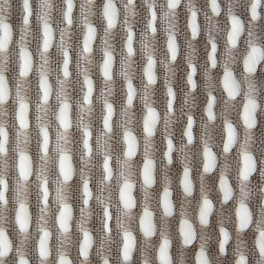 DII® Gray & White Textured Acrylic Throw
